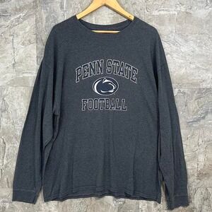 Grey Penn State long sleeve football‎ shirt Men's 2XL  #PennState #NittanyLions